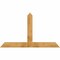 Ekena Millwork Portland Rough Sawn Timber Gable Bracket, Western Red Cedar, 72"W x 42"H x 6"D x 6"F, 14/12 Pitch GBW072X42X0606POR00RWR - alternate 1